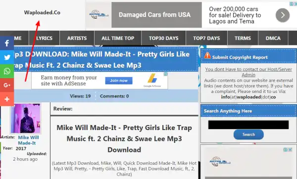 Free mp3 download on Waploaded.co || Foreign Hiphop Jamz